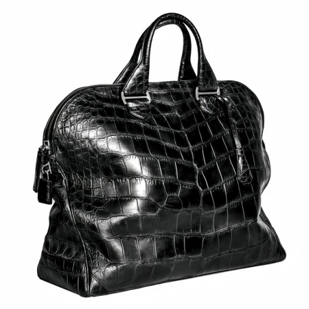 Stylish Alligator Leather Oversized Bag