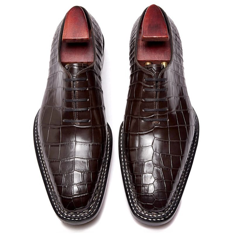 One-piece Leather Oxfords