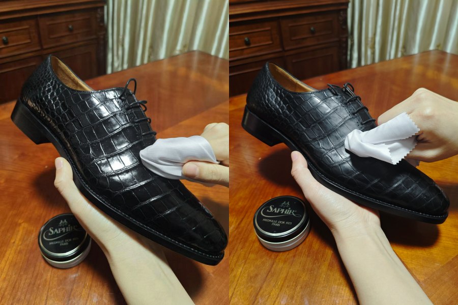 Cleaning and Polishing Your Crocodile Leather Shoes